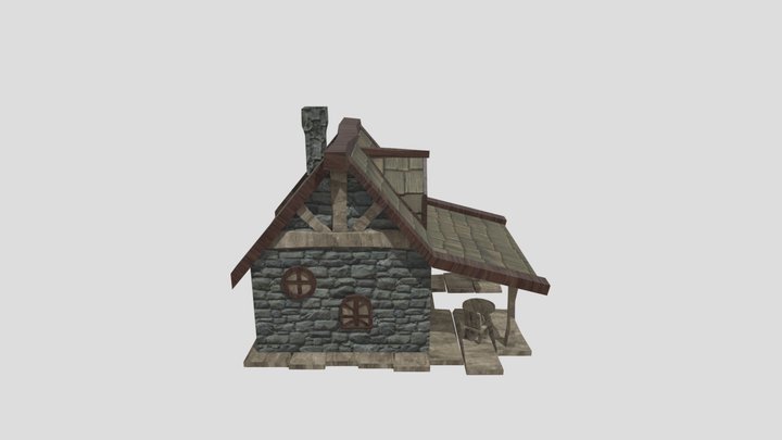 old house 3D Model