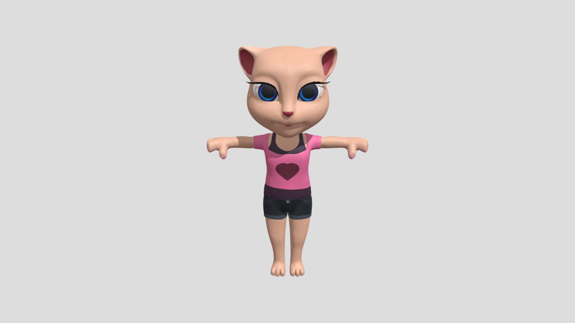 Talking Angela - Download Free 3D model by TailsTV (@TazerCraft.Null ...