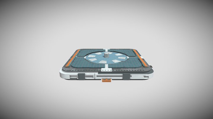 Sci- Fi Platform 3D Model