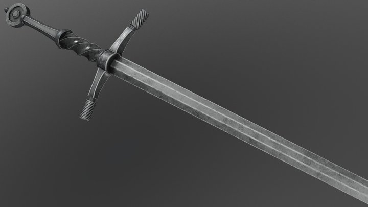 Long Sword 3D Model