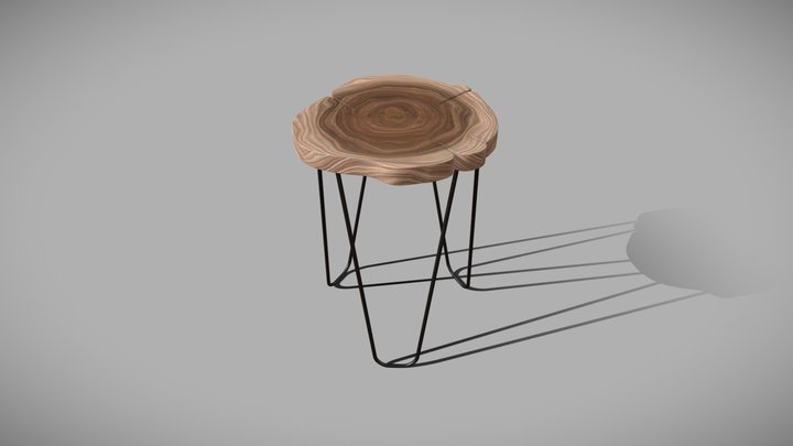 Tucson Side Table A 3D Model