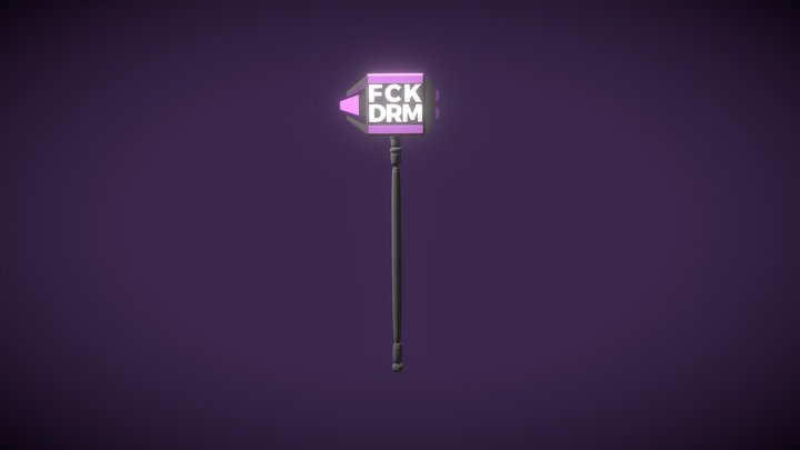 Anti-DRM Hammer 3D Model