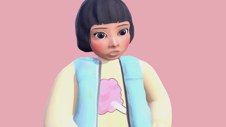 Cotton Candy Youth 3D Model