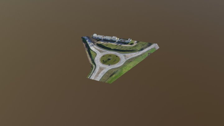 Rilievo Scarpata e Rotonda in Goito (MN) 3D Model