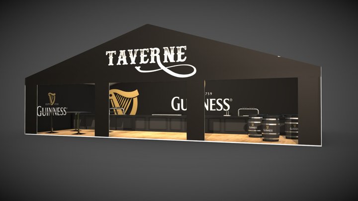 Bar guinness 3D Model