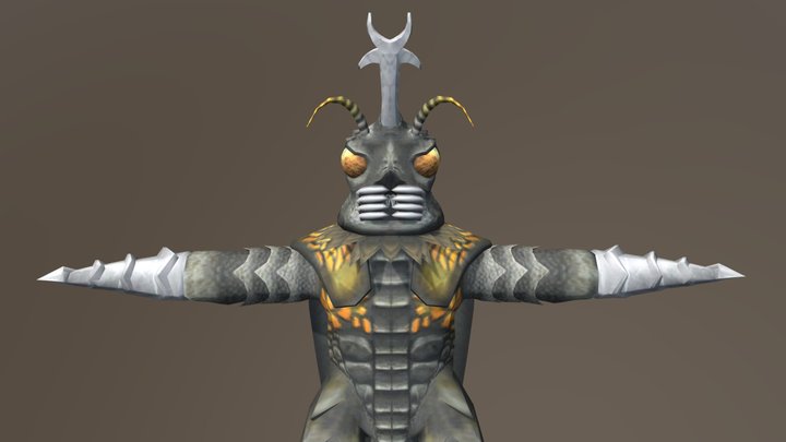 Megalon Wii (Godzilla Unleashed) Pipeworks – Free 3D Model STL