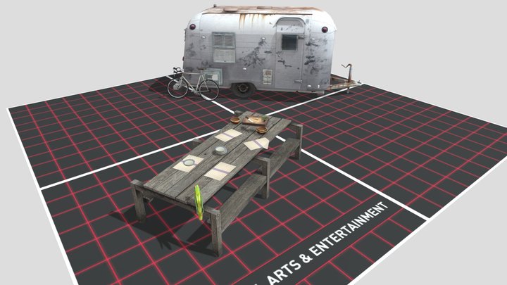 Eco House - 5 Finished Props 3D Model