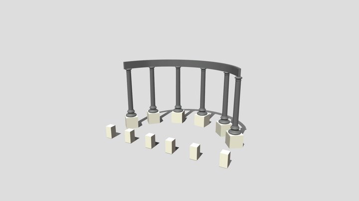 Doric Pillar 3D Model