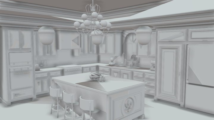 MODELO GALEON 3D Model