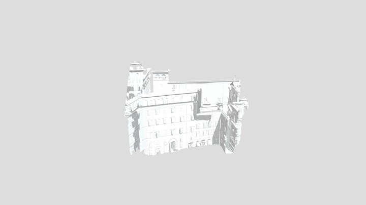 Piazza Capranica, Roma 3D Model