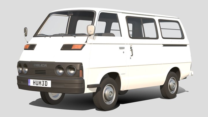 1974 Mitsubishi Delica Coach – Modèle 3D gratuit STL