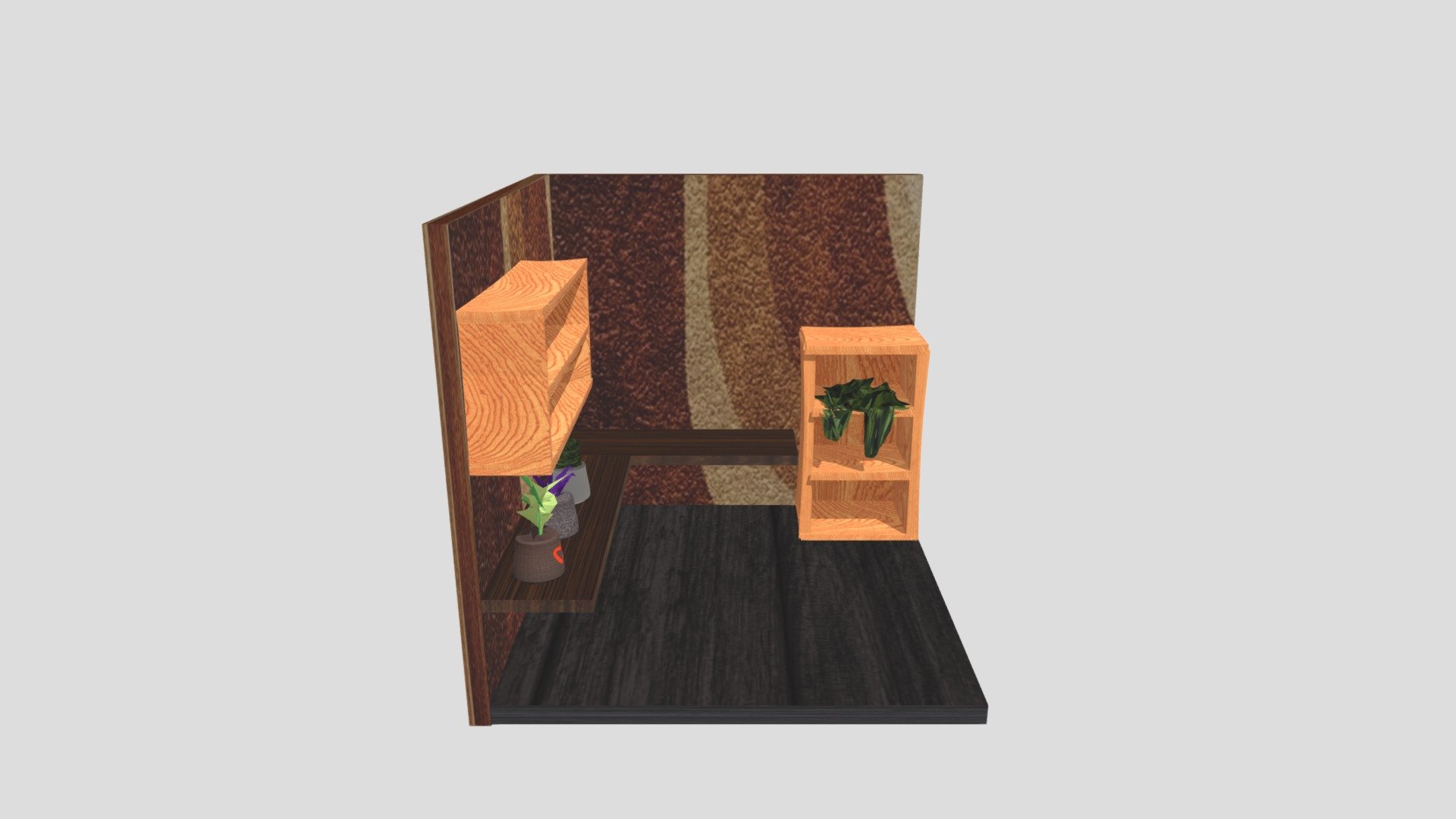 Mini room - Download Free 3D model by Fang_Qw [712b63c] - Sketchfab