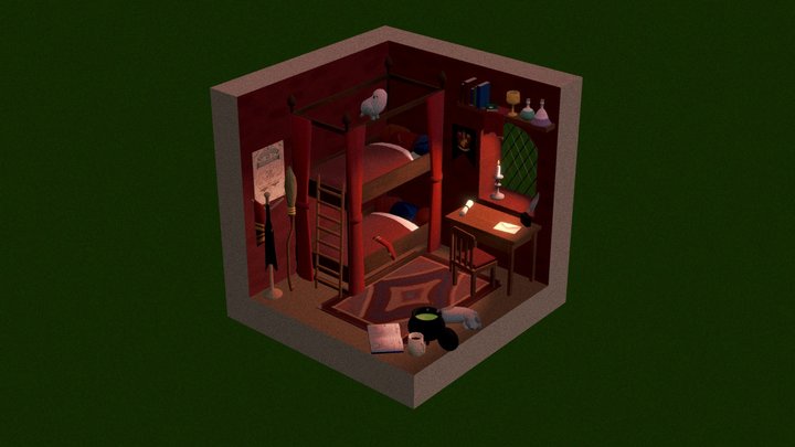 Harry Potter - Gryffindor Bedroom