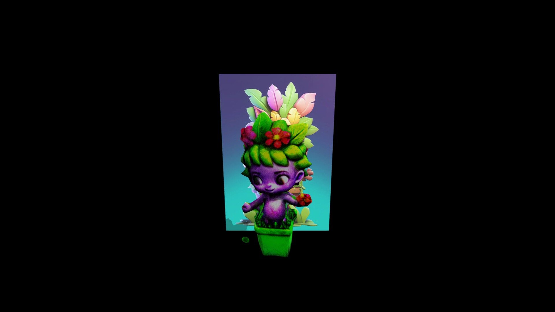graphical user interface featuring a cartoon fl - Download Free 3D ...