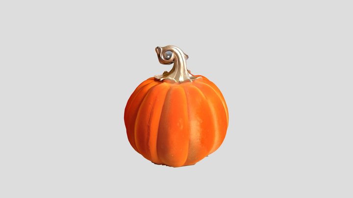 Twisted Pumpkin 3D Model
