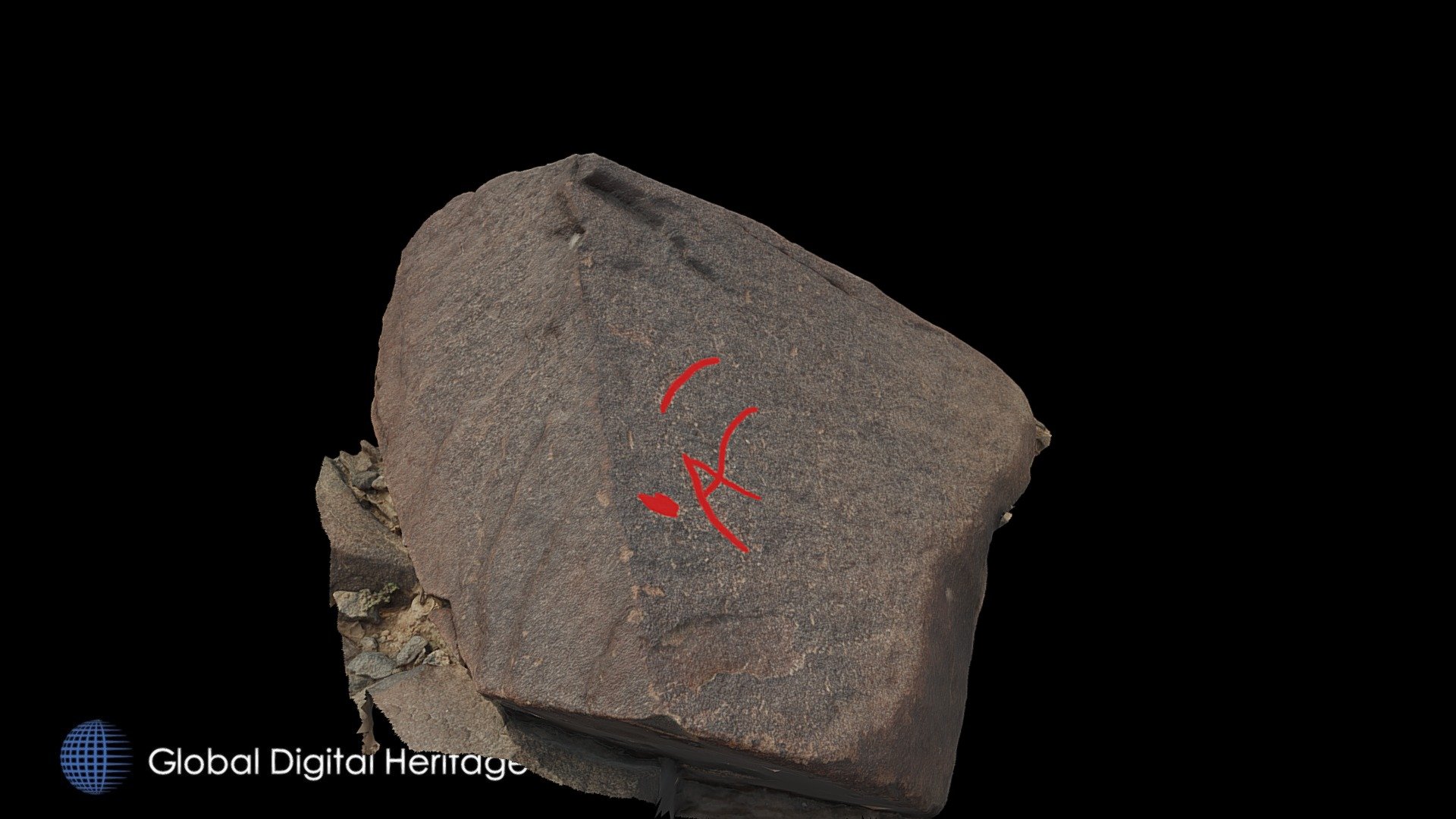 Petroglyph J18 Khatm Al Melaha, Kalba, Sharjah