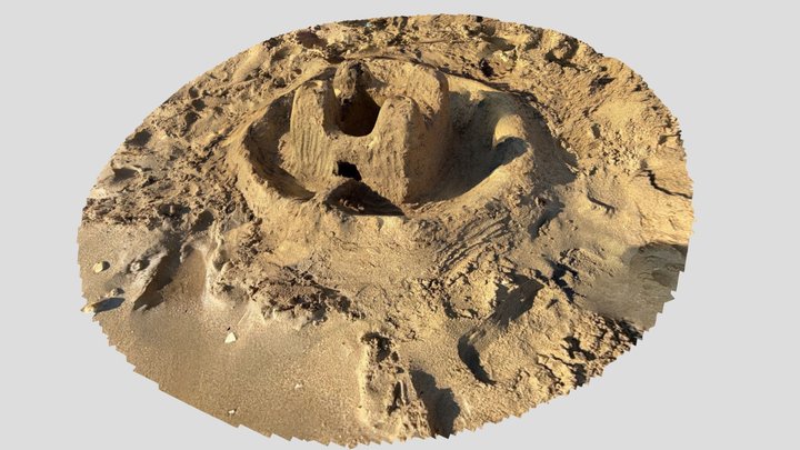 Sand Castle 3D Model