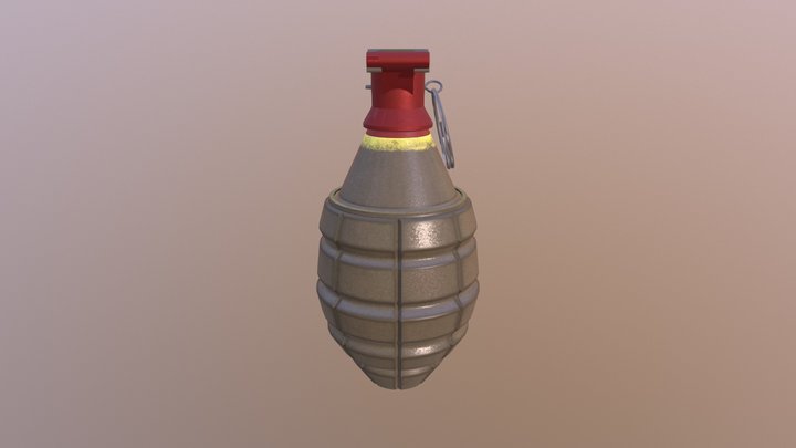 grenade mk2 3D Model