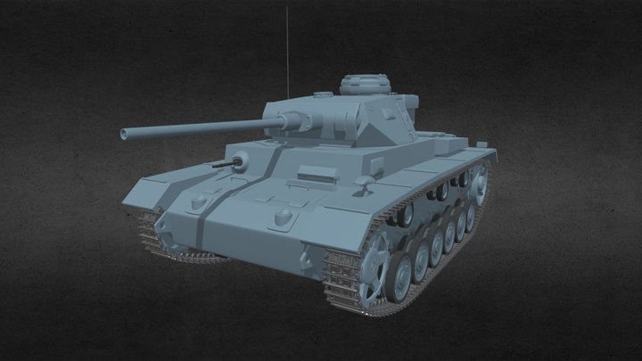Panzer_3 3D models - Sketchfab