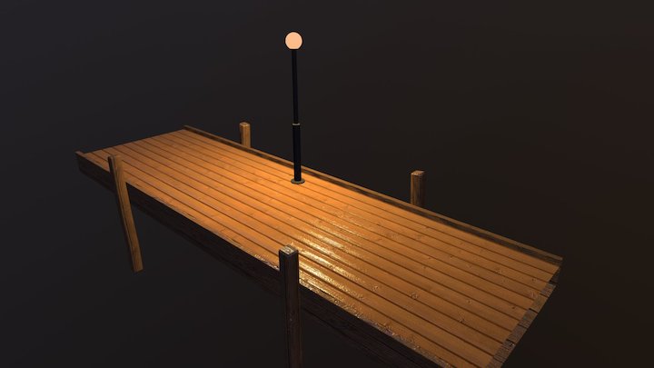 A pier, that's it. 3D Model