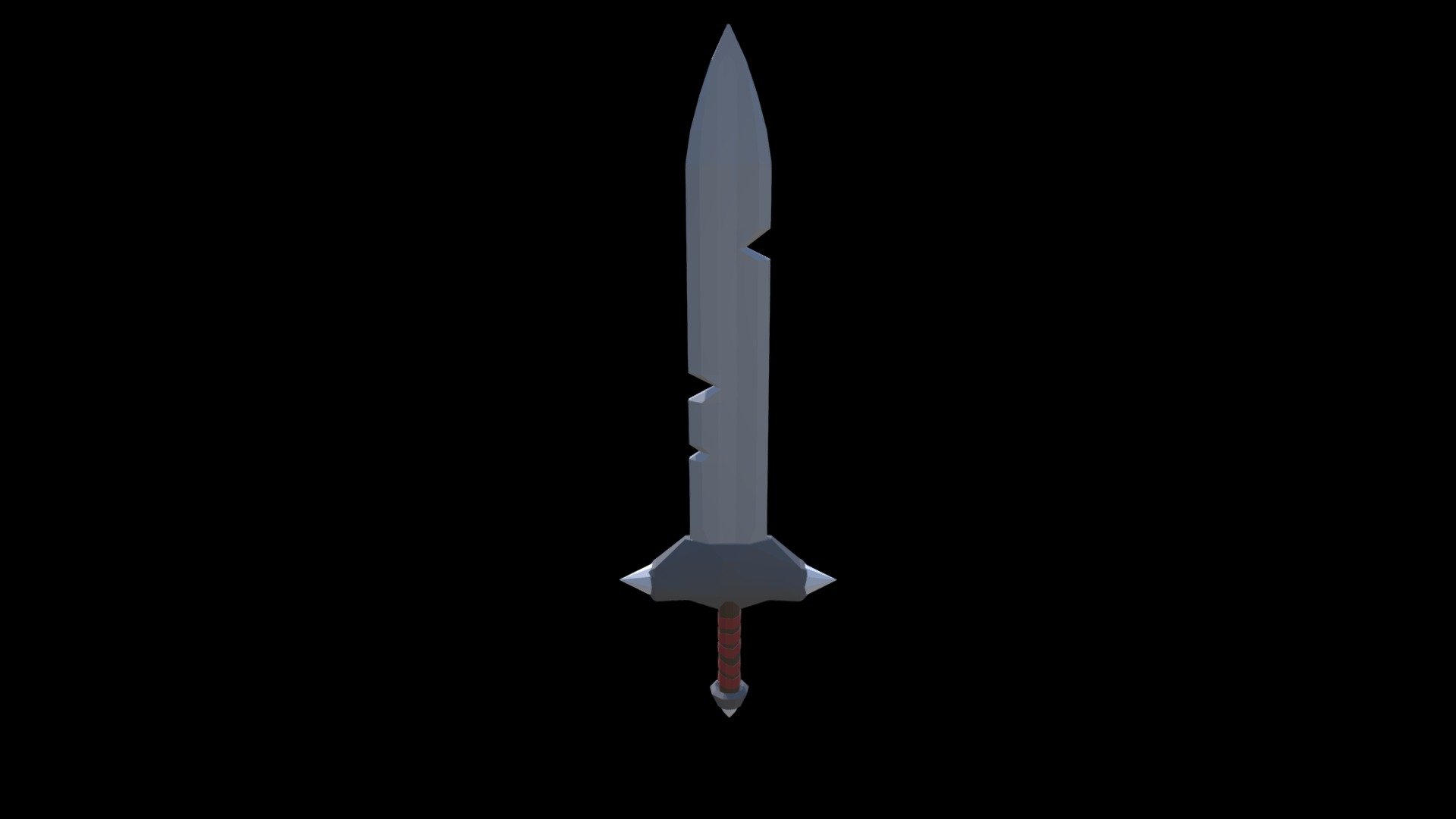 Low Poly Sword - 3D model by Sarrus [713131f] - Sketchfab