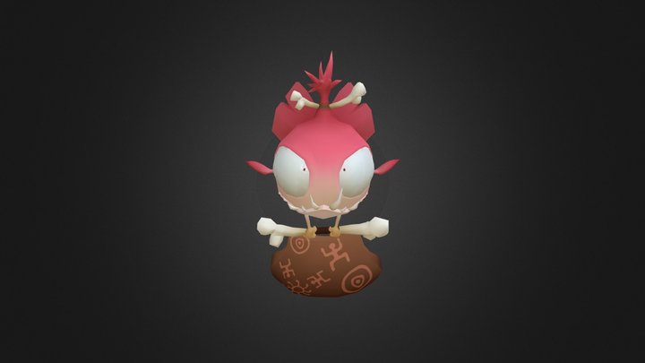 Pinkodactyl 3D Model