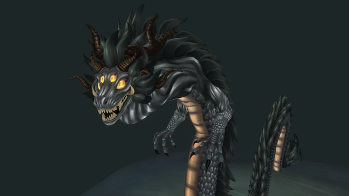 The Dread Serpent (Deepwoken) 3D Model