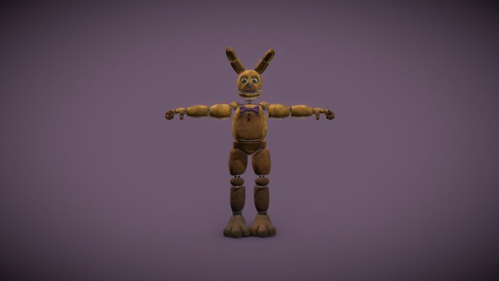 Spring Bonnie 3D Model