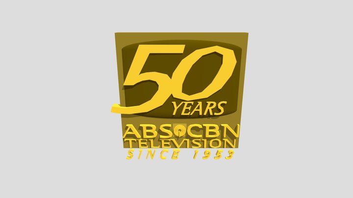 ABS CBN Golden 50 Years 3D Model