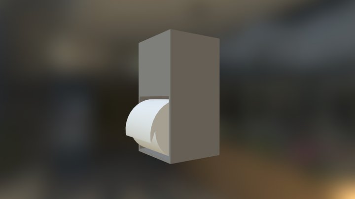 Toilet Paper Dispenser 3D Model