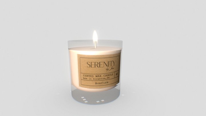 Scented Candle 3D Model