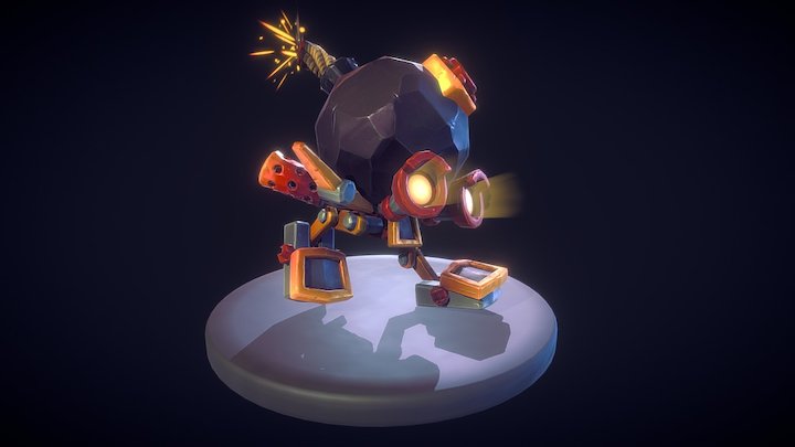 BoomBot from Warcraft 3D Model