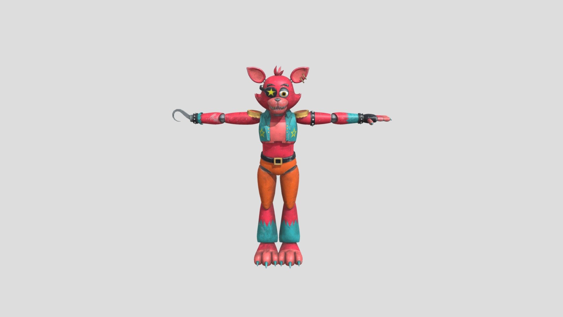 Фокси 3д. Фокси 3д модель. Фокси 3d. Foxy model.