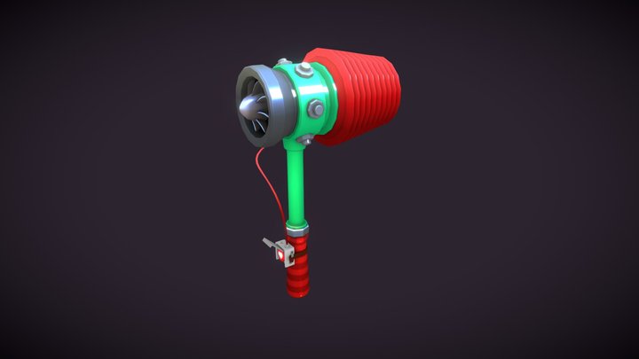 Toy Hammer 3D Model