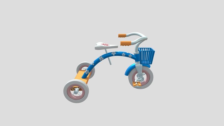 kids bicycle 3D Model