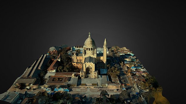 Basílica de Lourdes 3D Model