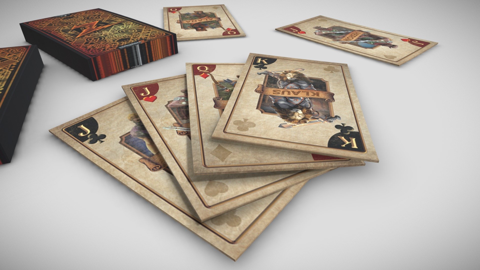 Card Deck ZSquad — Sketchfab embed 3D viewer