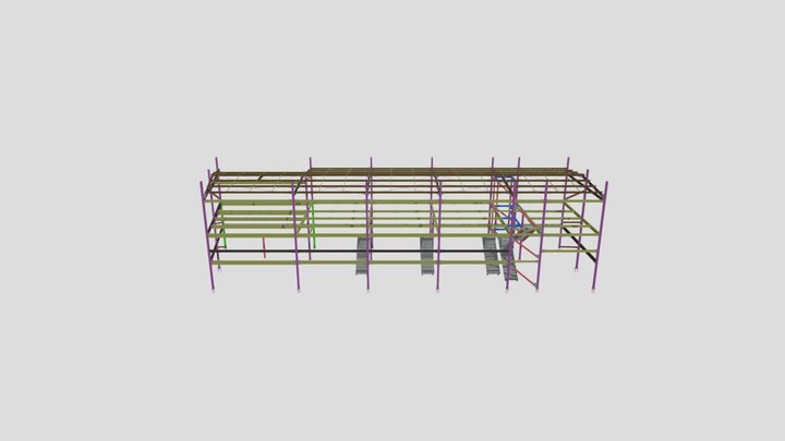 Loja de Conveniência Três Corações 3D Model