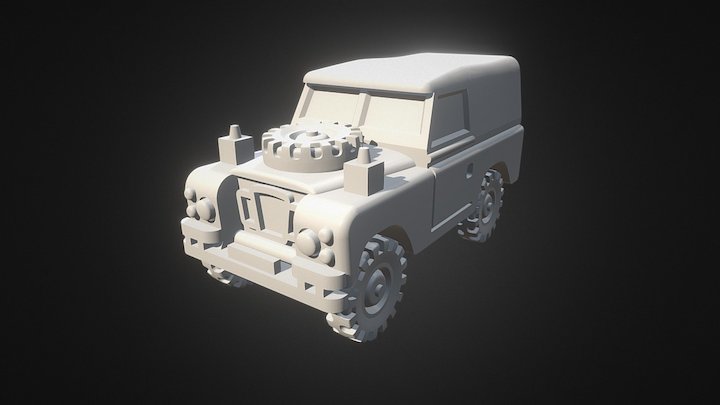 Land Rover 88 LHD 3D Model