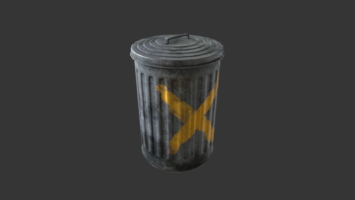 Trash can 3D Model