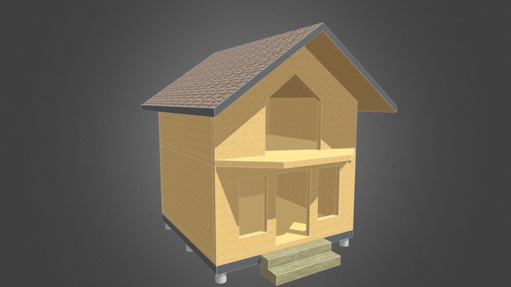 Sip mini house 50 sq.m 3D Model