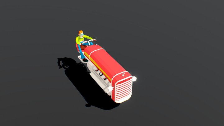 Hover Vehicle 3D Model