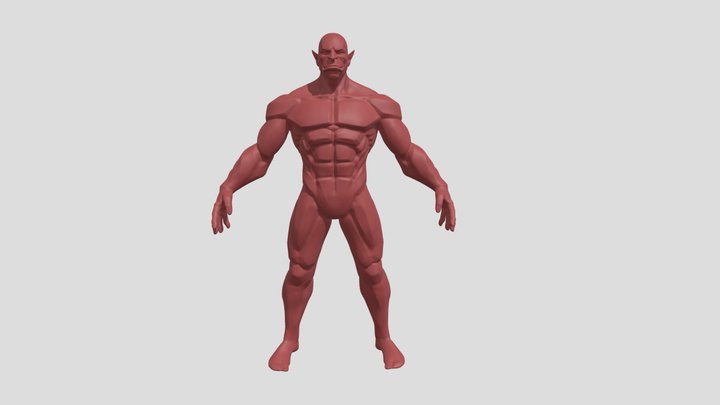 Orc base 3D Model