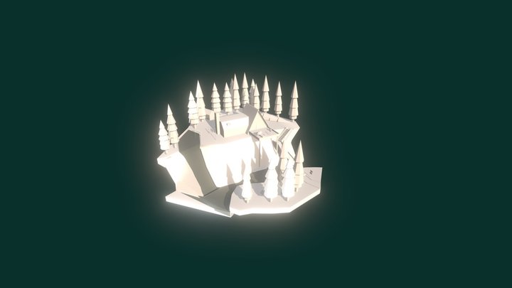 Cliffside loner - Blockout 2.0 3D Model