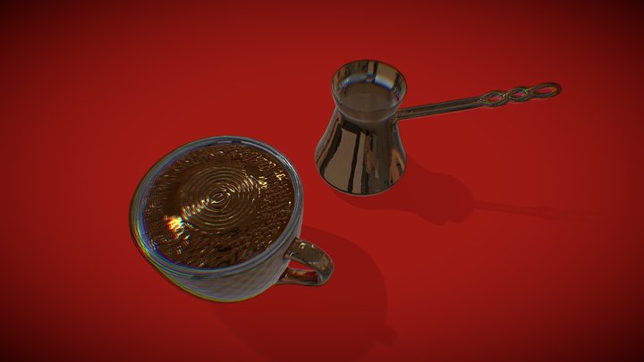 Turkish Coffee – Free 3D Model STL