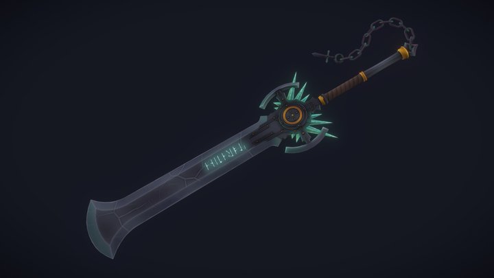 Stylized Fantasy Sword - Clorantina 3D Model