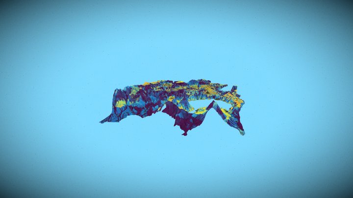 Idóneidad de reforestación Sololá 3D Model