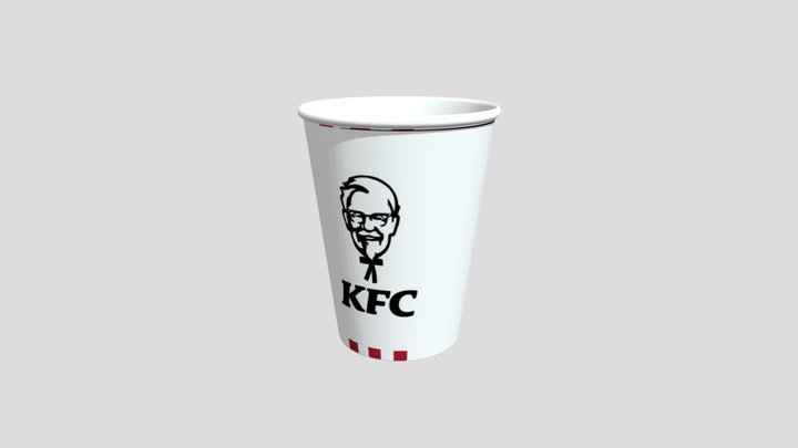 KFC Coffee Cup 3D Model
