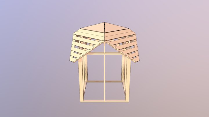 каркас игрового домика от frei74 3D Model