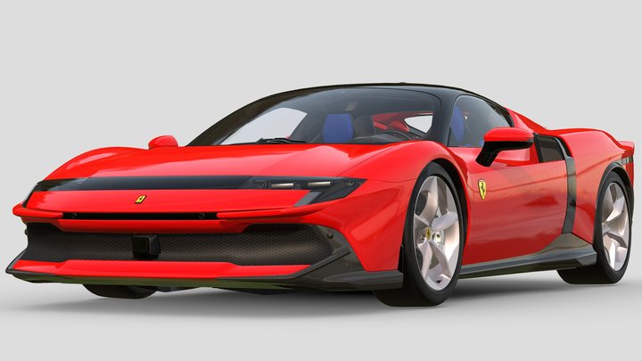 Ferrari 849 Testarossa 3D Model